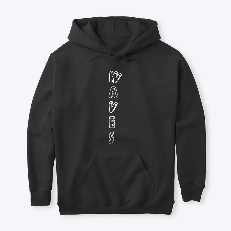 Boxed Letter Hoodie (Black and White)